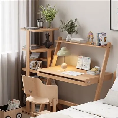 Silff Lyfrau Plant yn Cylchdro